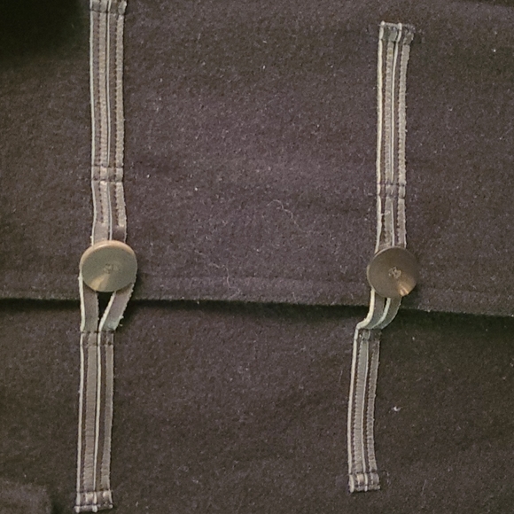 Lanvin en Bleu Black Wool Peacoat - Picture 3 of 12